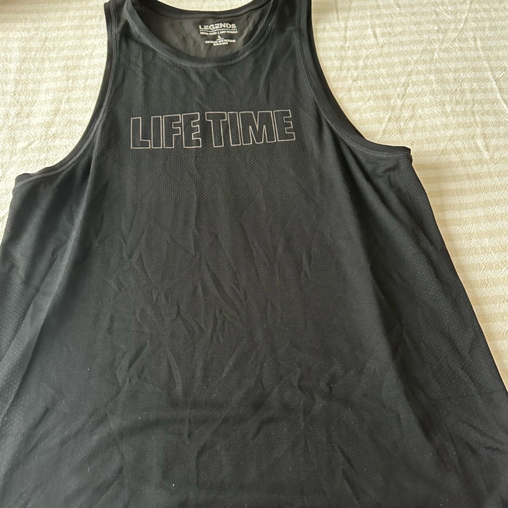 Black Life Time Tank Top